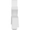 Ekena Millwork Alberta Architectural Grade PVC Gable Bracket, 108"W x 18"H x 4"D x 4"F, 4/12 Pitch GBP108X18X0404ALB00 - alternate 2